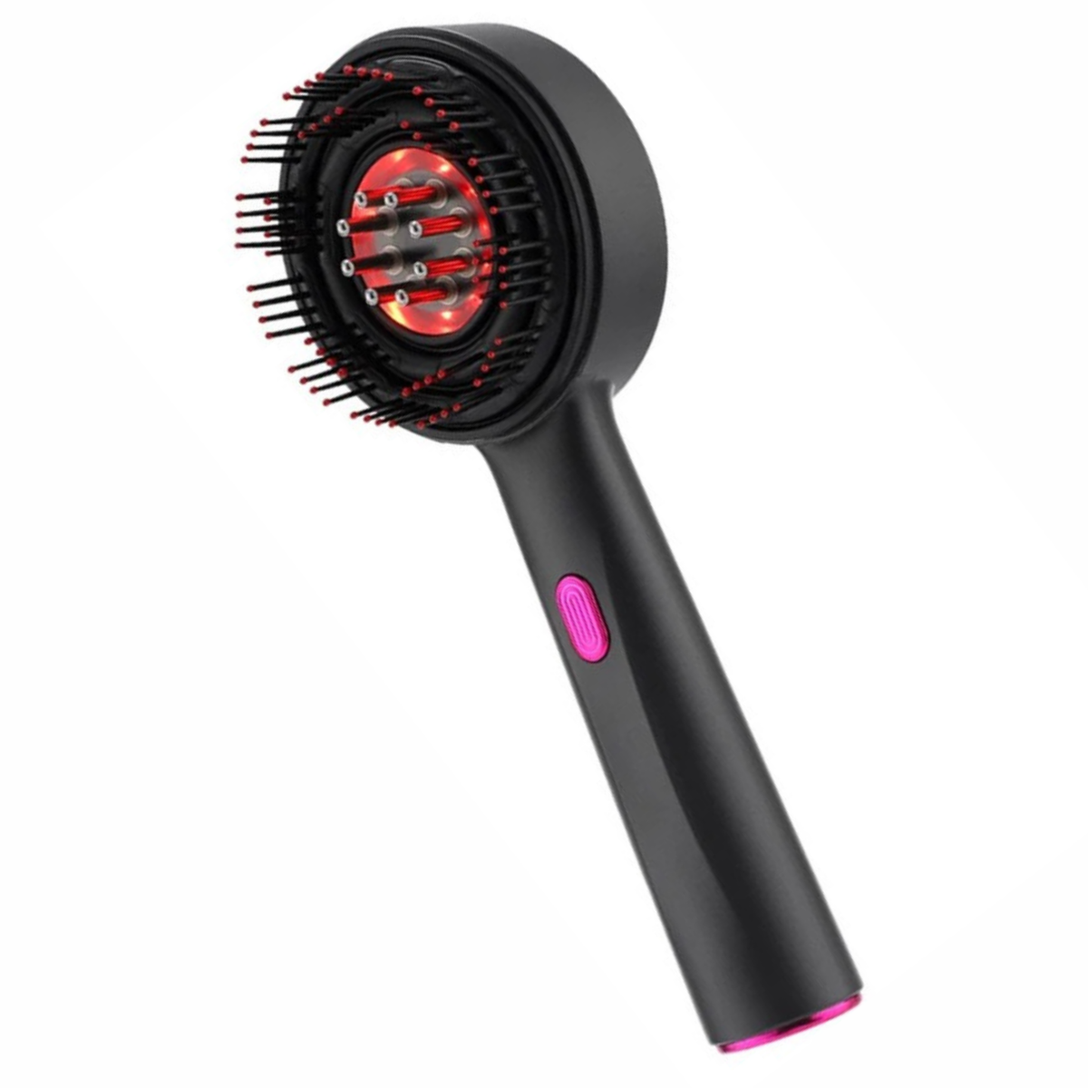 3-in-1 Hair Scalp Brush — Massage, Red Light & Serum